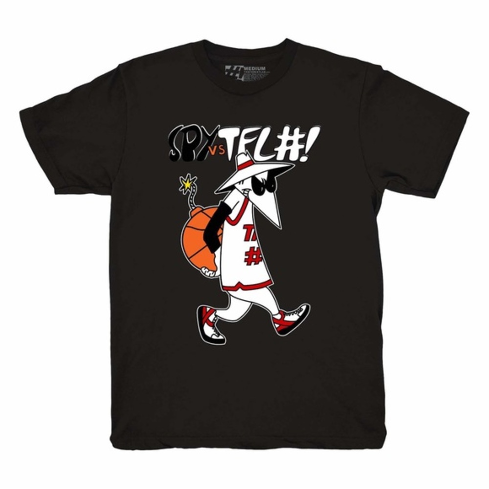 Spy vs Spy Chicago Bulls Basketball NBA Forest Lab T-Shirt 3XL
